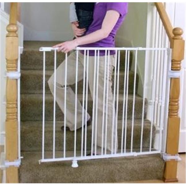 Regalo top of stair Extra Tall Metal Walk Through Safety Gate  Model: 1235 DS