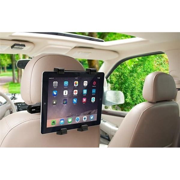 Okra 360° Degree Adjustable Rotating Headrest Car Seat Mount Holder for iPad, Samsung Galaxy,Motorol