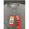 Image 2 : Eddie Bauer Thermal Henley Mens 3/4 Button Top Size M