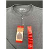 Image 2 : Eddie Bauer Thermal Henley Mens 3/4 Button Top Size M