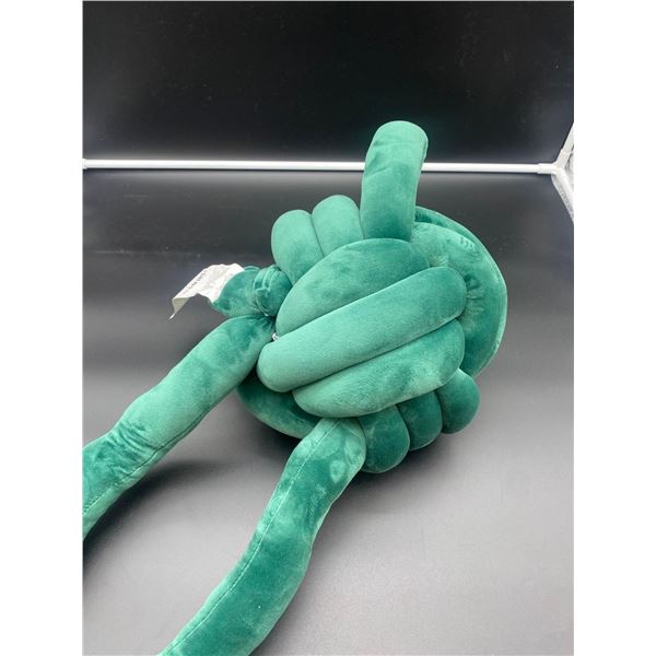 Hand Knot Cushion Sofa Throw Pillow Round Handmade Knotted Ball Car Bedding Stuffed Pillow Living Ro