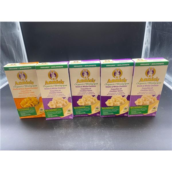 Annie's Organic Shells Macaroni & Cheese 5 x 170g