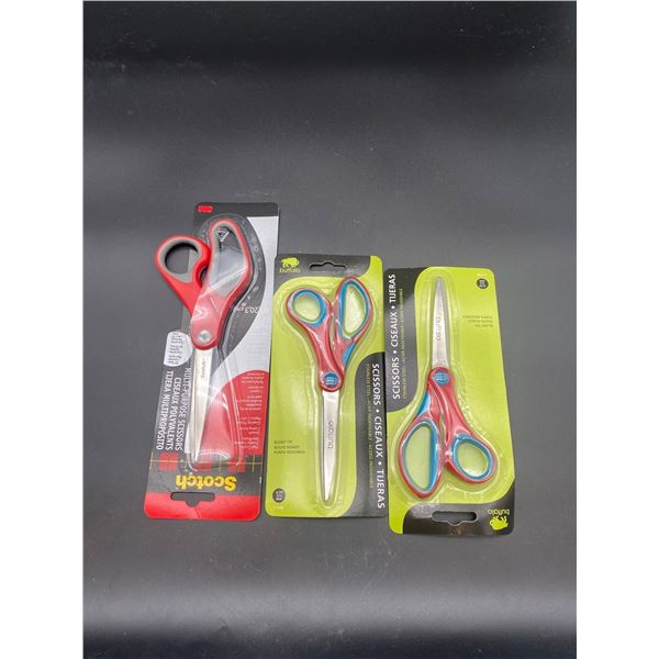 Lot of 3 Stainless Steel Multi-Purpose Scissors