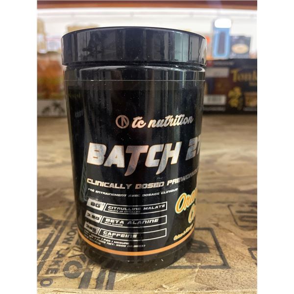 Batch 27 Clinically Dosed Pre-Workout Orange Cream 350g