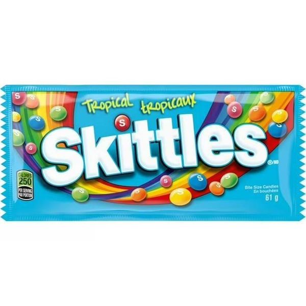 Skittles Tropical Bite Size Candy 36 x 61g