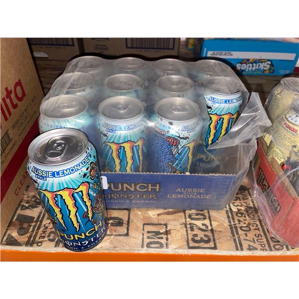 Monster Punch Aussie Lemonade 12 x 473ml