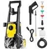 Image 1 : VEVOR Electric Pressure Washer, 2000 PSI, Max. 1.76 GPM Power Washer w/ 30 ft Hose, 5 Quick Connect 