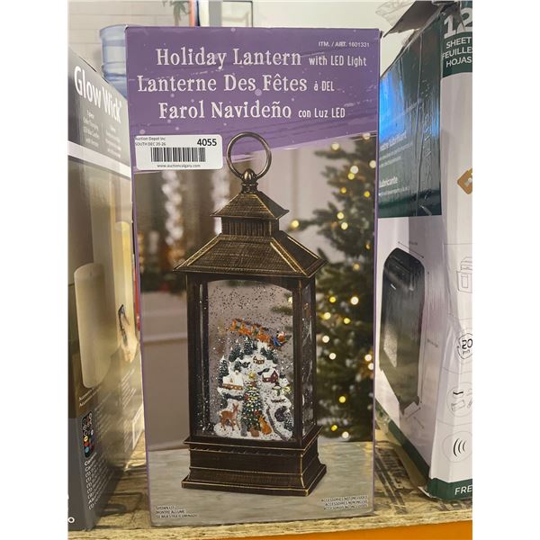 Holiday Lantern with LED Light