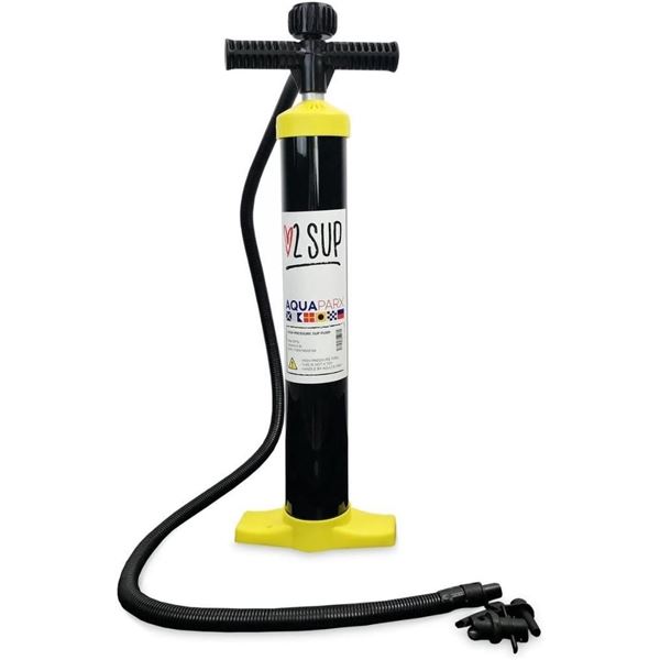 Aquaparx Premium Hand Pump for Stand Up Paddle Board with Pressure Gauge up to 20 psi / 2.2 Litres -