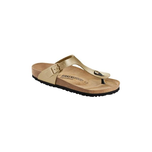 Birkenstock Gizeh BS Gold Ladies Size 8