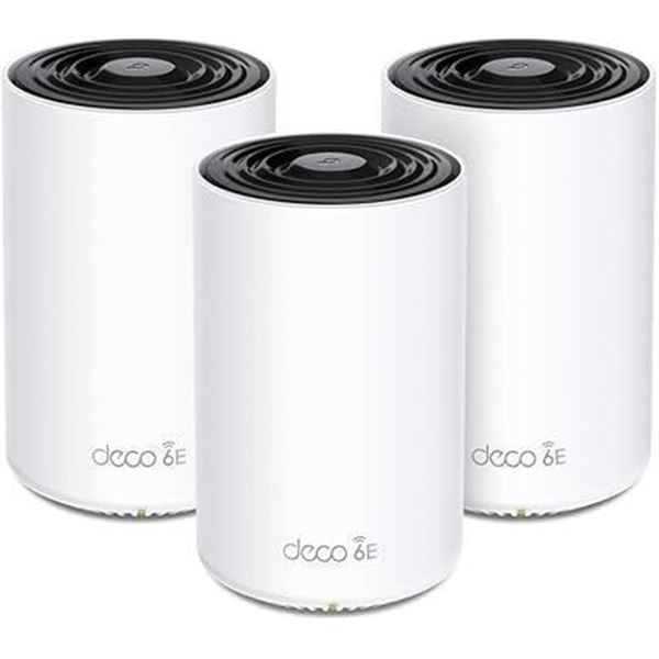 TP-Link Deco AXE5400 Tri-Band WiFi 6E Mesh System (Deco XE75) - Covers up to 7,200 Sq.Ft, Replaces W