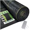 Image 1 : Weed Barrier Platinum Commercial Grade Woven Landscape Fabric 1.14M x 60.96M