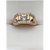 Image 1 : Gents 14K GP Multistone Sculpted Dress Ring
