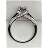 Image 2 : Crossing Hearts .40 Carat Brilliant Cut Amethyst Solitaire Ring