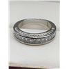 Image 2 : Forever Ladies 12 Stone .999 Silver Bezel Set Anniversary Band