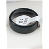 Image 3 : Black Bevelled Titanium Mens Band size 10