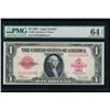 Image 1 : 1923 $1 Legal Tender Note PMG 64EPQ