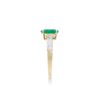 Image 3 : 14KT Yellow Gold 1.55ct Emerald and Diamond Ring