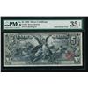 Image 1 : 1896 $5 Educational Silver Certificate PMG 35EPQ