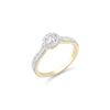 Image 2 : 14KT Yellow Gold 0.53ctw Diamond Ring