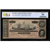Image 1 : 1864 $20 T-67 Confederate PCGS 50