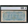 Image 2 : 1864 $50 T-66 Confederate PCGS 63PPQ