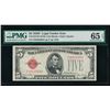 Image 1 : 1928F $5 Legal Tender Note PMG 65EPQ