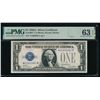 Image 1 : 1928A $1 STAR Silver Certificate PMG 63EPQ