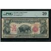 Image 1 : 1901 $10 Bison Legal Tender Note PMG 20