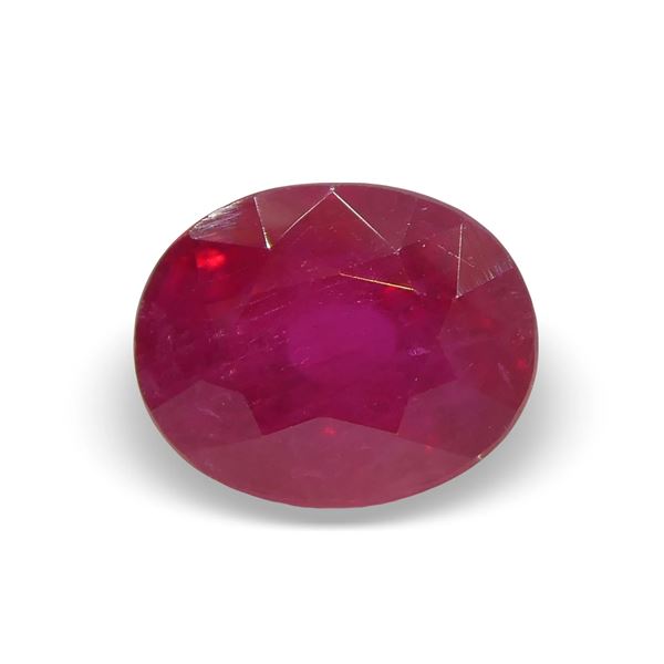 Marvelous GIA Certified 3.36 Ct Natural Red Ruby