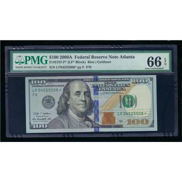 2009A $100 STAR Atlanta FRN PMG 66EPQ