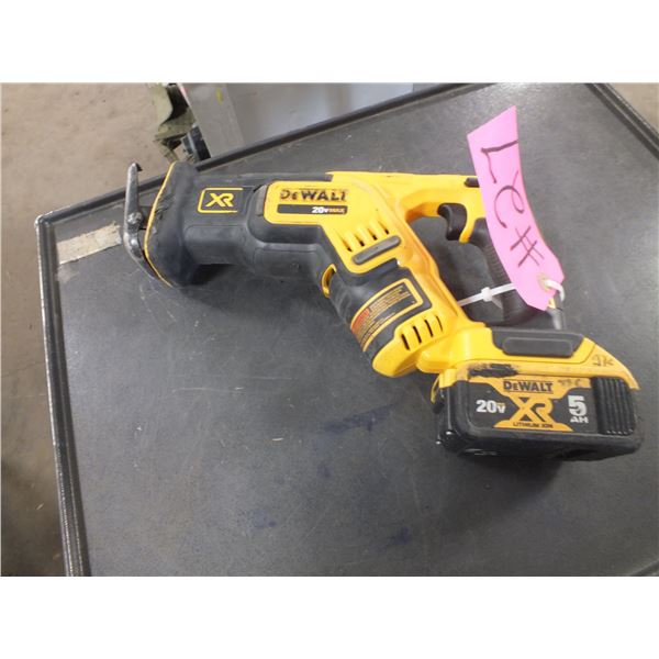Dewalt 20 Volt Max Sawzall