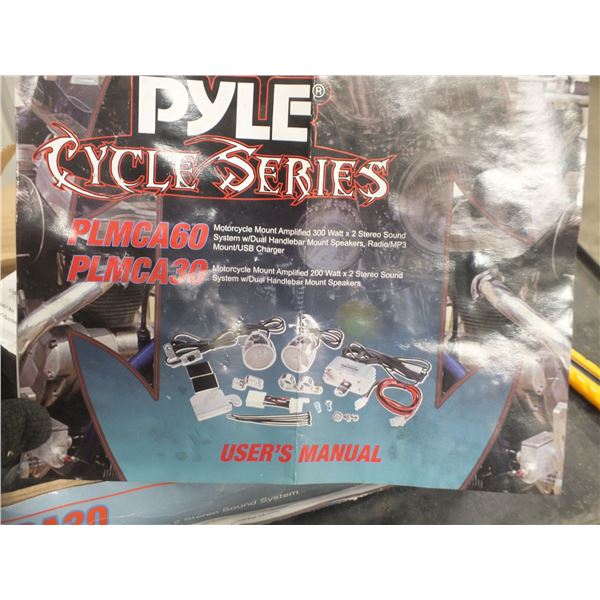 PLM CA30 Motorcycle Mount Stereo System