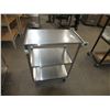 Image 1 : Stainless Steel Catering Cart On Wheels