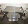 Image 1 : Stainless Steel Catering Cart On Wheels
