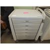 Image 1 : 5 Drawer Medical Storage Cart On Wheels