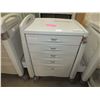 Image 1 : 5 Drawer Medical Storage Cart On Wheels