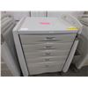 Image 1 : 5 Drawer Medical Storage Cart On Wheels