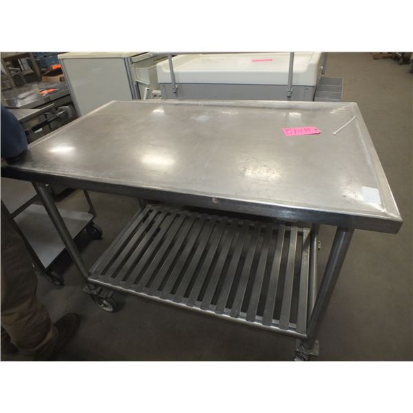 Stainless steel Table On Wheels