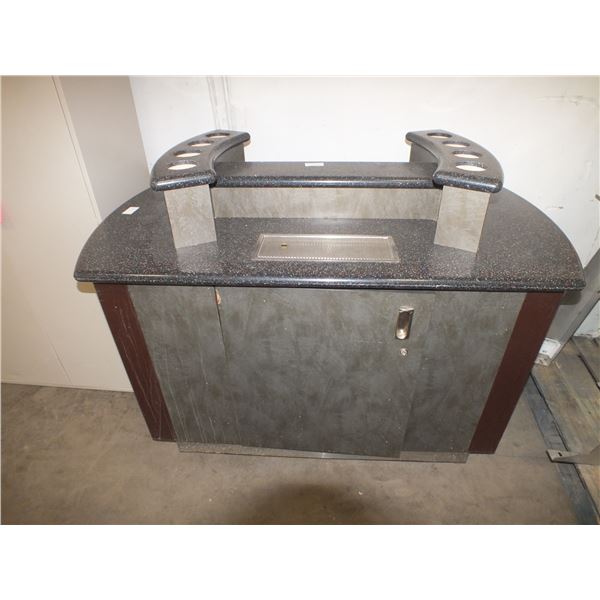 2 Condiment Tables On Wheels