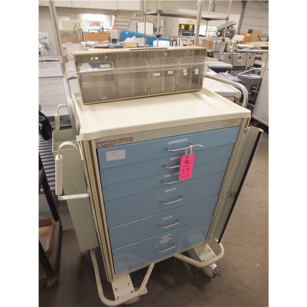 6 Drawer Medical Storage Cabinet On Wheels