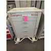 Image 1 : 6 Drawer Medical Storage Cart On Wheels