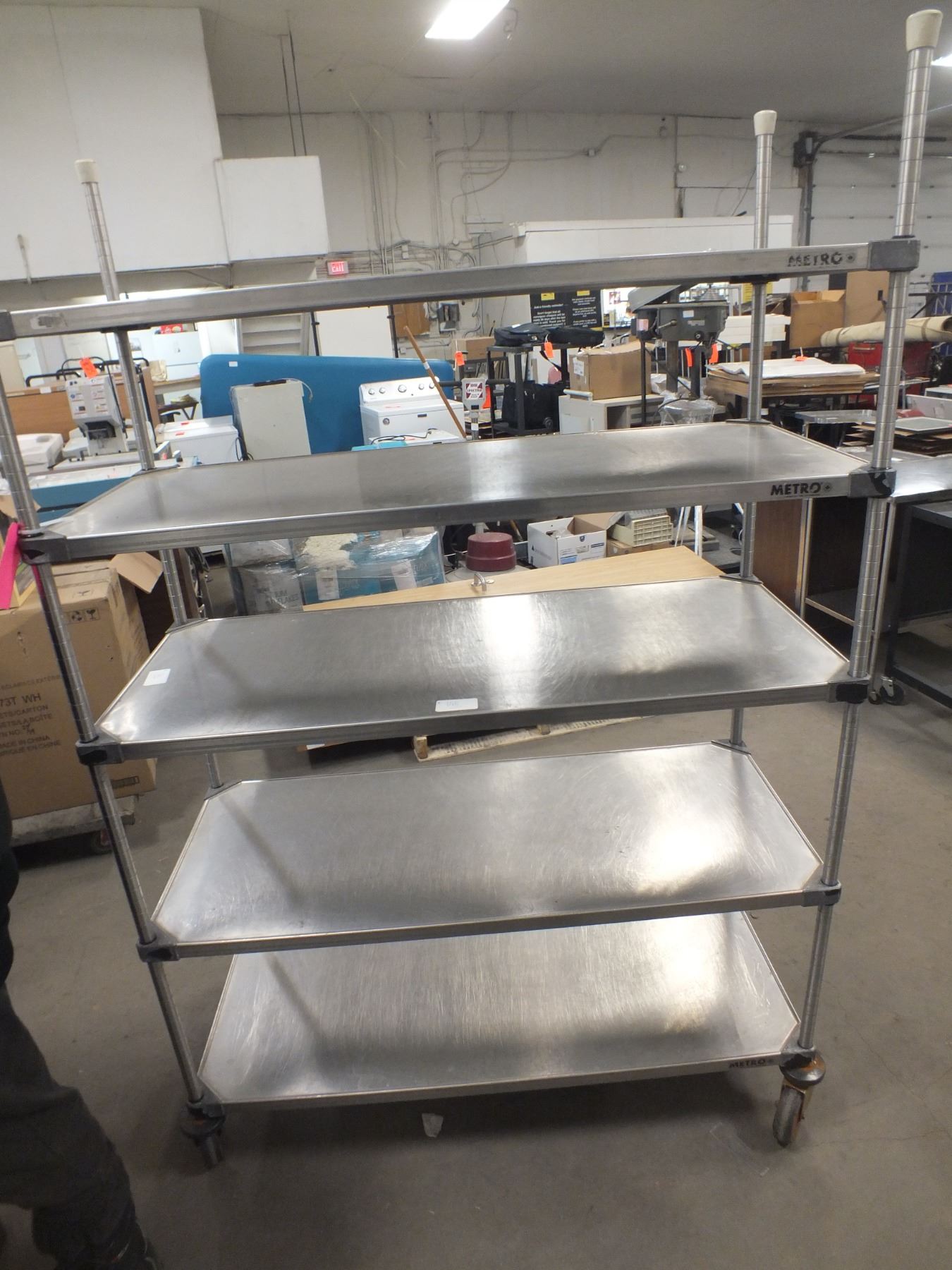 Stainless Steel Metro Rack On Wheels