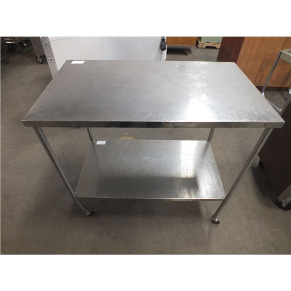 Stainless Steel Table On Wheels
