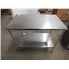 Image 1 : Stainless Steel Table On Wheels