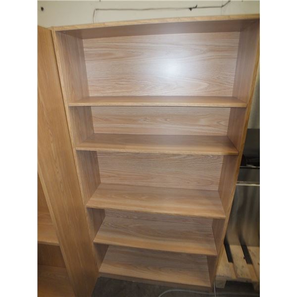 3 Wooden Bookshelves