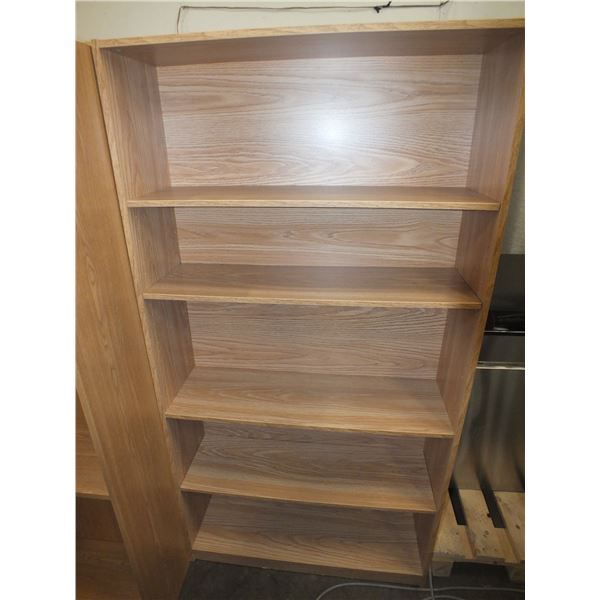 3 Wooden Bookshelves