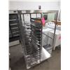 Image 1 : Stainless Steel Tray Rack On Wheels