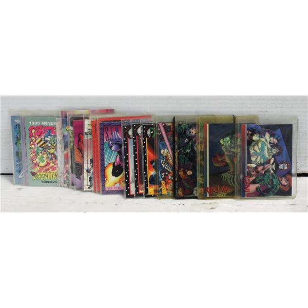 18 1993 SUPER HERO FOIL INSERT CARDS WIZARD