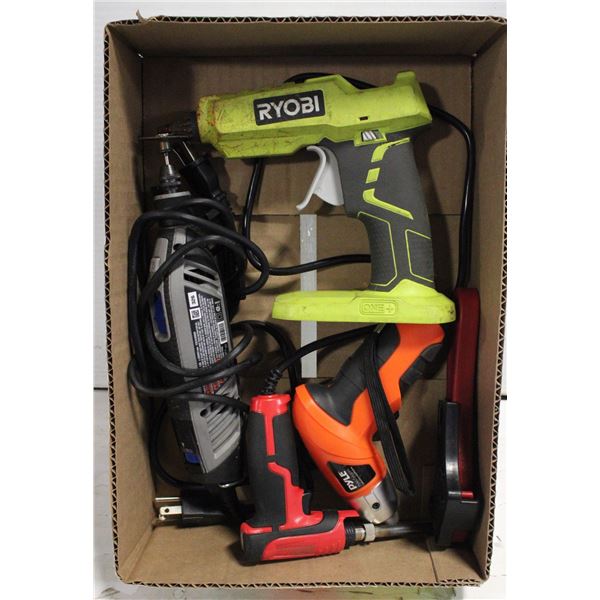 BOX SICK TOOLS/DREMEL/GLUE GUN